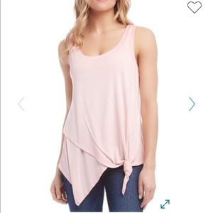 Karen Kane Vintage Wash Knot Tank